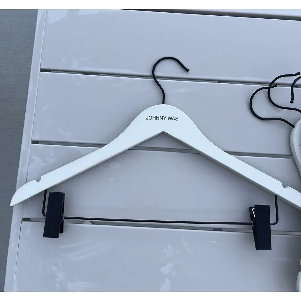 Johnny Was 6 Piece Hanger Set- One Size White